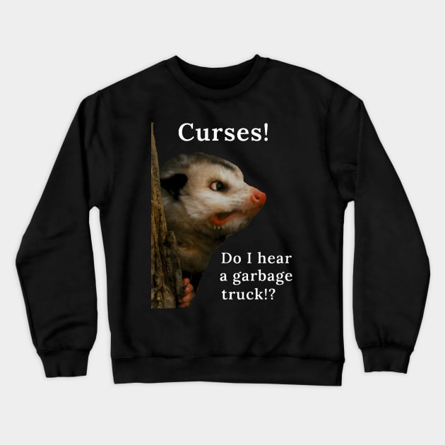 A peeved possum Crewneck Sweatshirt by NightvisionDesign